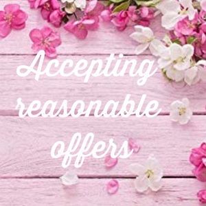 Accepting reasonable offers on all products